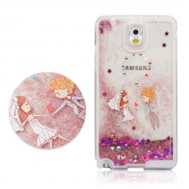 Funda purpurina con líquido流沙 SM S10