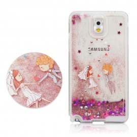 Funda purpurina con líquido 流沙 SM S7