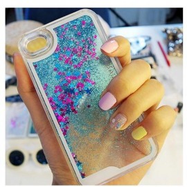 Funda purpurina con liquido流沙 SM J6 Plus