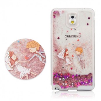 Funda purpurina con liquido流沙 SM S7