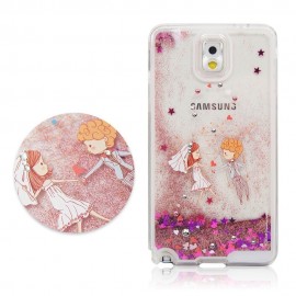 Funda purpurina con liquido流沙 SM A34