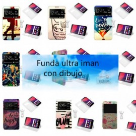 Funda ultra iman con dibujo 强磁彩图 SM J6 Plus