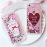 Funda con dibujo lleva liquido y purpulina para HW Y5 2017