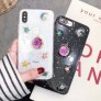 Funda de Movil Rigida con Dibujo y polvo brillante 闪粉 HW P10