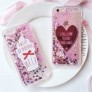 Funda purpurina con líquido流沙 SM J6 2018