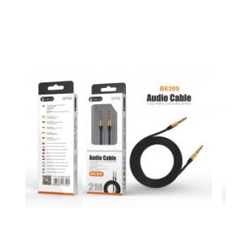 Cable de audio M/M 3.5mm , 4Pin Soporta al uso de Microfono, 2M