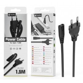 Cable Euro Power 2 ports para cargador portatil