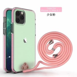 Funda con colgante 双色挂绳 iPhone XS