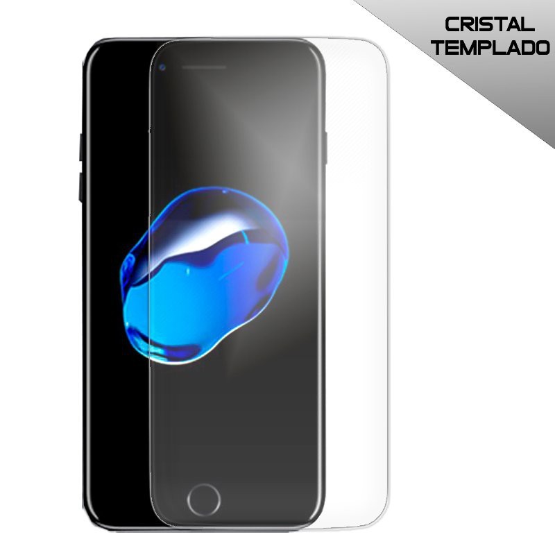 Akwox Protector de pantalla iPhone 7 Plus, 3D borde curvado de alta  definición completa vidrio templado transparente de alta - Película  Protectora
