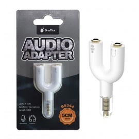 Adaptador Audio 1 jack 3.5mm a 2 jack hembra(microfono+auricular)