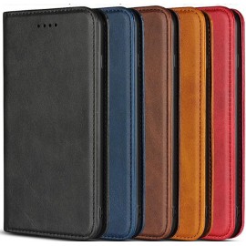 Funda iman con ranura de tarjeta皮革带卡槽  Xiaomi Redmi Note 9S