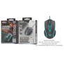 Raton Gaming 6D con cable 1.5M, DPI 1000-1200-1600-2400, Luz RGB