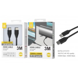 Cable HDMI 4K 3 m