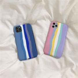 Funda ultra goma con cámara protegida 彩虹 iPhone XR