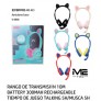 Casco Bluetooth transmisión 10m, 300 mAh, uso 5 horas