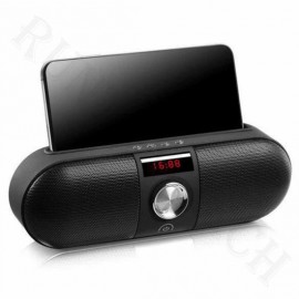 Altavoz HF-US con radio FM, con soporte de Tablet