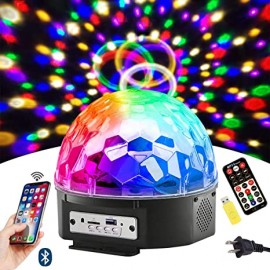 Altavoz Disco DJ luz de escenario Bluetooth LED