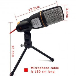 Mini micrófono SF-666 con soporte