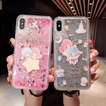 Funda purpurina con dibujo 流沙 Xiaomi Redmi Note 9T