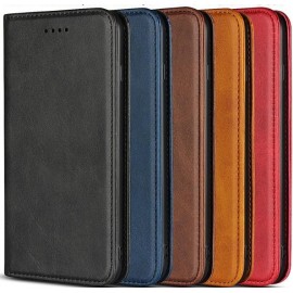 Funda iman con ranura de tarjeta皮革带卡槽 Xiaomi Poco X3