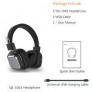 Casco SODO inalámbricos, audífonos estéreo con cable, Bluetooth 5,0, plegables, TF/FM