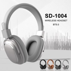 Casco SODO inalámbricos, audífonos estéreo con cable, Bluetooth 5,0, plegables, TF/FM, SD-1004