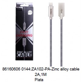 Cable de dato Para Iphone 7 USB 2A,1M Oro