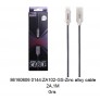 Cable de dato Para Iphone 7 USB 2A,1M Oro