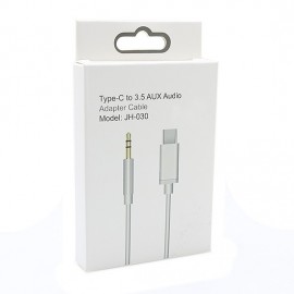 Adaptador cable Type c to 3.5 aux audio