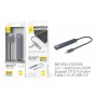 Hub de Type C a 4 USB 2.0, Longitud Cable 23cm