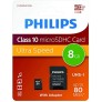 PHILIPS UHS-I MICRO SD DE 8GB ULTRA SPEED CLASE 10