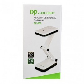 Luz emergencia plegable 2.4W, 800mAh, LED-666