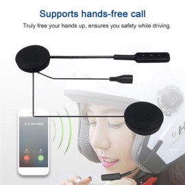 auriculares para casco de motocicleta, manos libres, recargables, Bluetooth 5,0