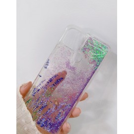 Funda purpurina con líquido 流沙 SM A11