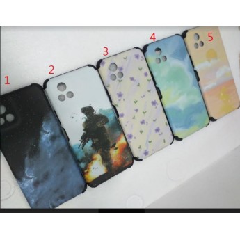 Funda goma antigolpe con dibujo四角彩图 Oppo A5 2020