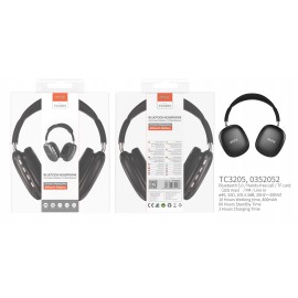 Auriculares Bluetooth 5.0, Llamadas manos libres, Micro SD/TF (32GB Max), Radio FM, con Cable de entrada aux, 400mAh