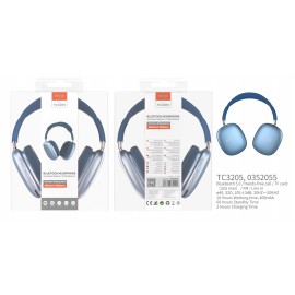 Auriculares Bluetooth 5.0, Llamadas manos libres, Micro SD/TF (32GB Max), Radio FM, con Cable de entrada aux, 400mAh