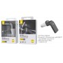 transmisor FM Aluminio, BT 5.0, Con Manos Libres/USB/ TF CARD (64GB MAX),Con Pantalla Y Boton Multifuncional,