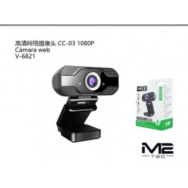 Webcam CC-03 1080P, 3 luces de Led, USB 2.0