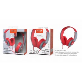 Auriculares con Microfono Tink, Cable Audio 1.2M