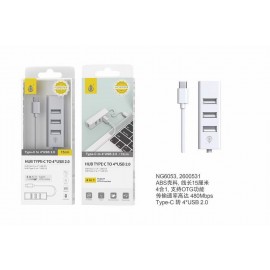 lector TYPE-C Hub 4 entrada USB Compatible con OTG