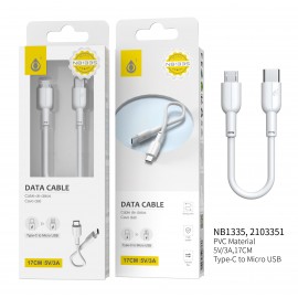 CABLE Type-C a Micro USB (Macho a Macho)17cm