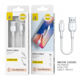 Mini Cable de Datos para IP 5 -13 , 5/3A con Longitud 0.17CM