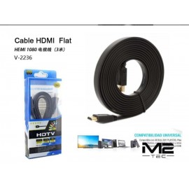 Cable HDMI a HDMI 1080 3 en 1, 3M, compatible con 4K blue-ray players, play station, etc