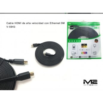 Cable de HDMI macho a macho, 4K, 3D, 5M