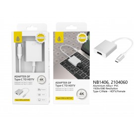 Adaptador Type-C a HDMI Hembra 4K