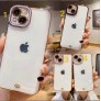 Funda esmerada metalizada 鹰眼镀金 iPhone 14 Pro