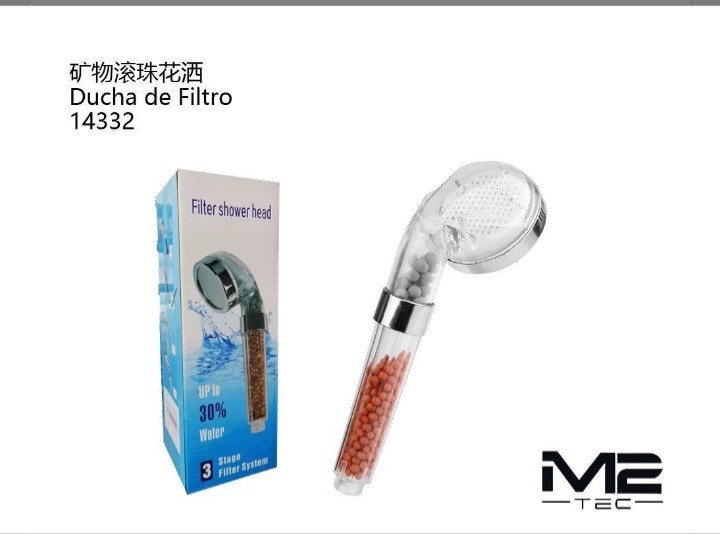 Alcachofa de ducha con filtro mineral - MOVIXOZ