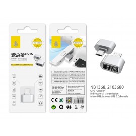 Adaptador OTG, Micro USB a USB 2.0