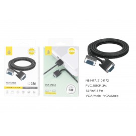 Cable VGA (Macho-Macho)1080P,Cable 3m